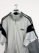 Felpa Adidas bianca nera 00s - XL