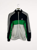 Felpa Adidas blu verde - S