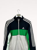 Felpa Adidas blu verde - S