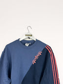 Felpa Adidas blu donna over - M