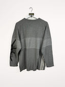 Felpa Adidas grigia custom - XL