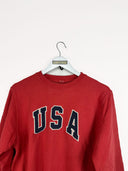 Felpa rossa USA - S