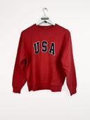 Felpa rossa USA - S