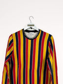 Felpa multicolor a righe - M