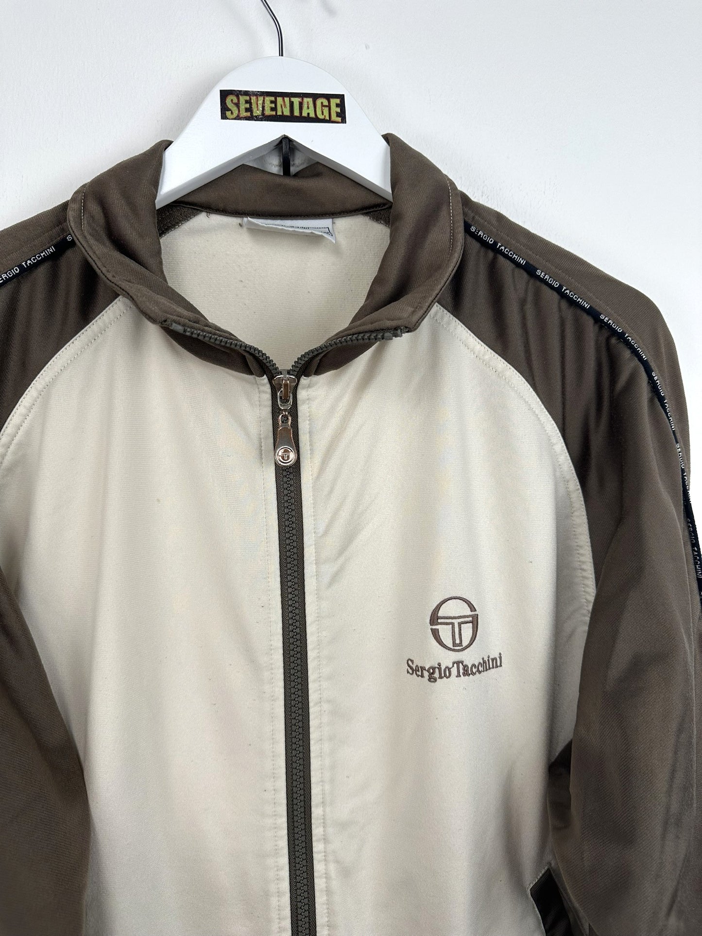 Felpa Sergio Tacchini beige 90s - L