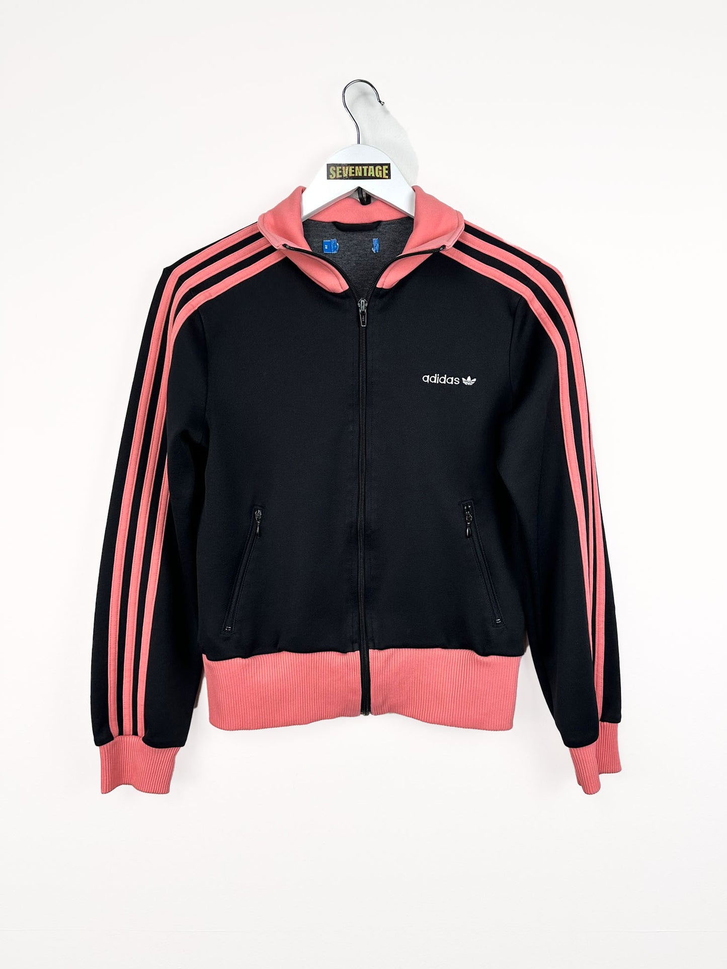 Felpa Adidas nera rosa donna 00s - XS