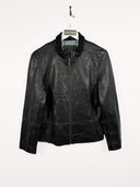 Giacca in pelle nera 00s (23) - M
