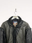 Bomber in pelle verde 90s (28) - M