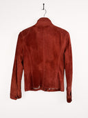 Giacca in camoscio rossa donna - M