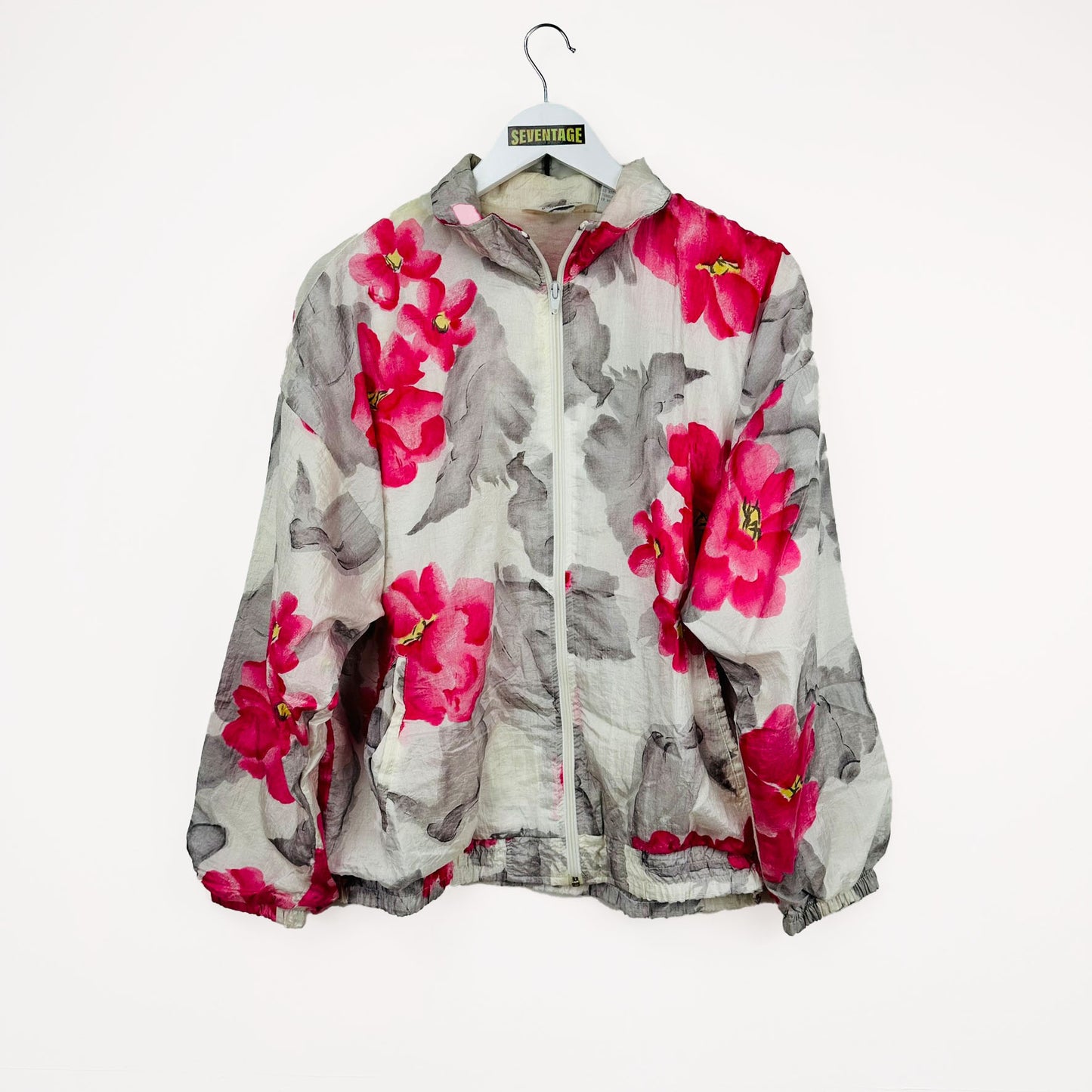Giacca floreale 90s donna - L