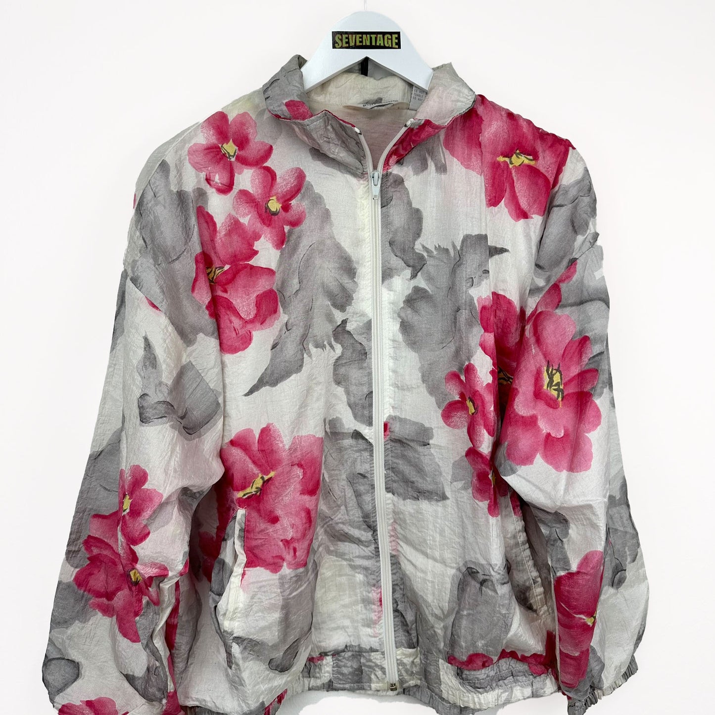 Giacca floreale 90s donna - L