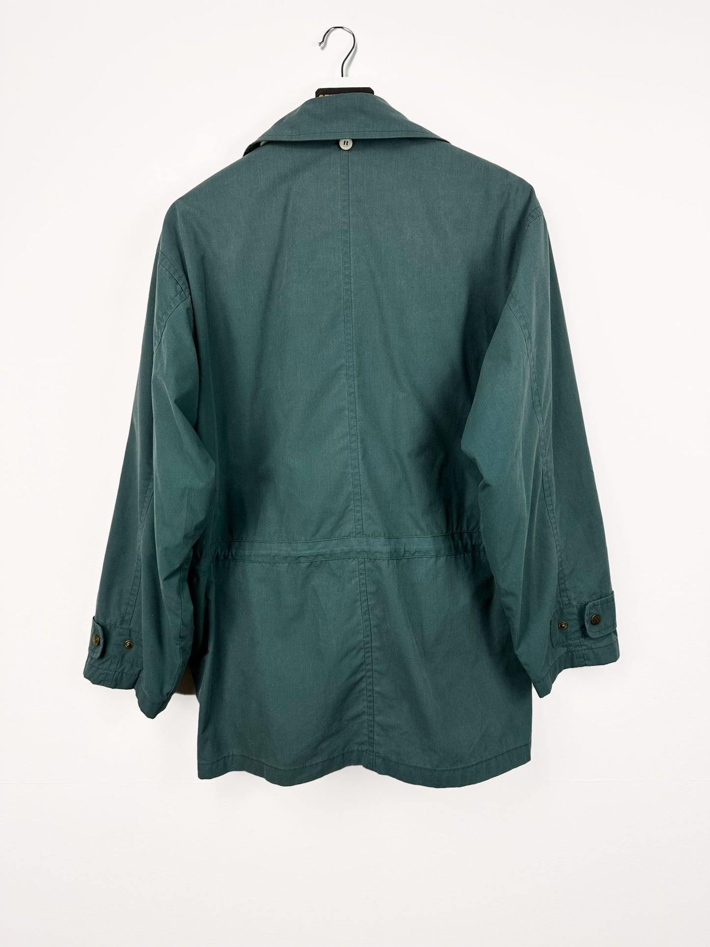 Giacca a vento verde 80s -XL