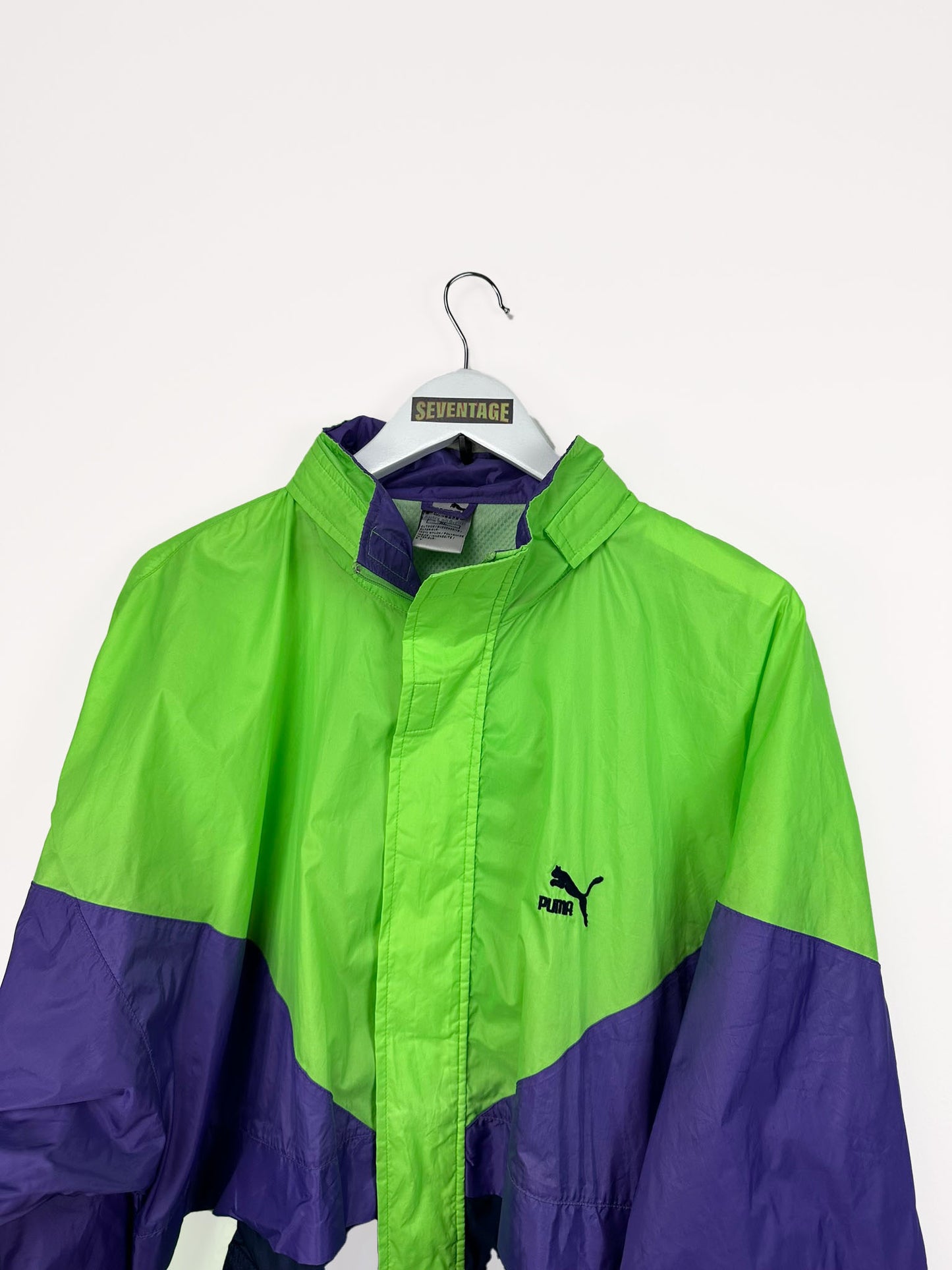 Giacca a vento Puma verde 90s - XL