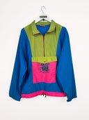 Giacca a vento multicolor 90s - XL