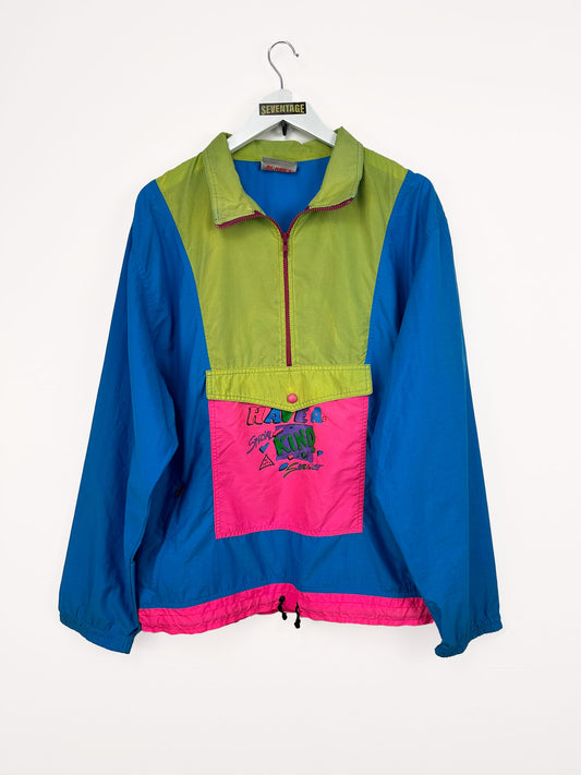 Giacca a vento multicolor 90s - XL