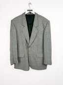 Blazer grigio bianco 90s - XL