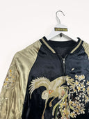Giacca nera con ricami orientali donna- L
