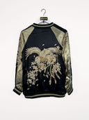 Giacca nera con ricami orientali donna- L