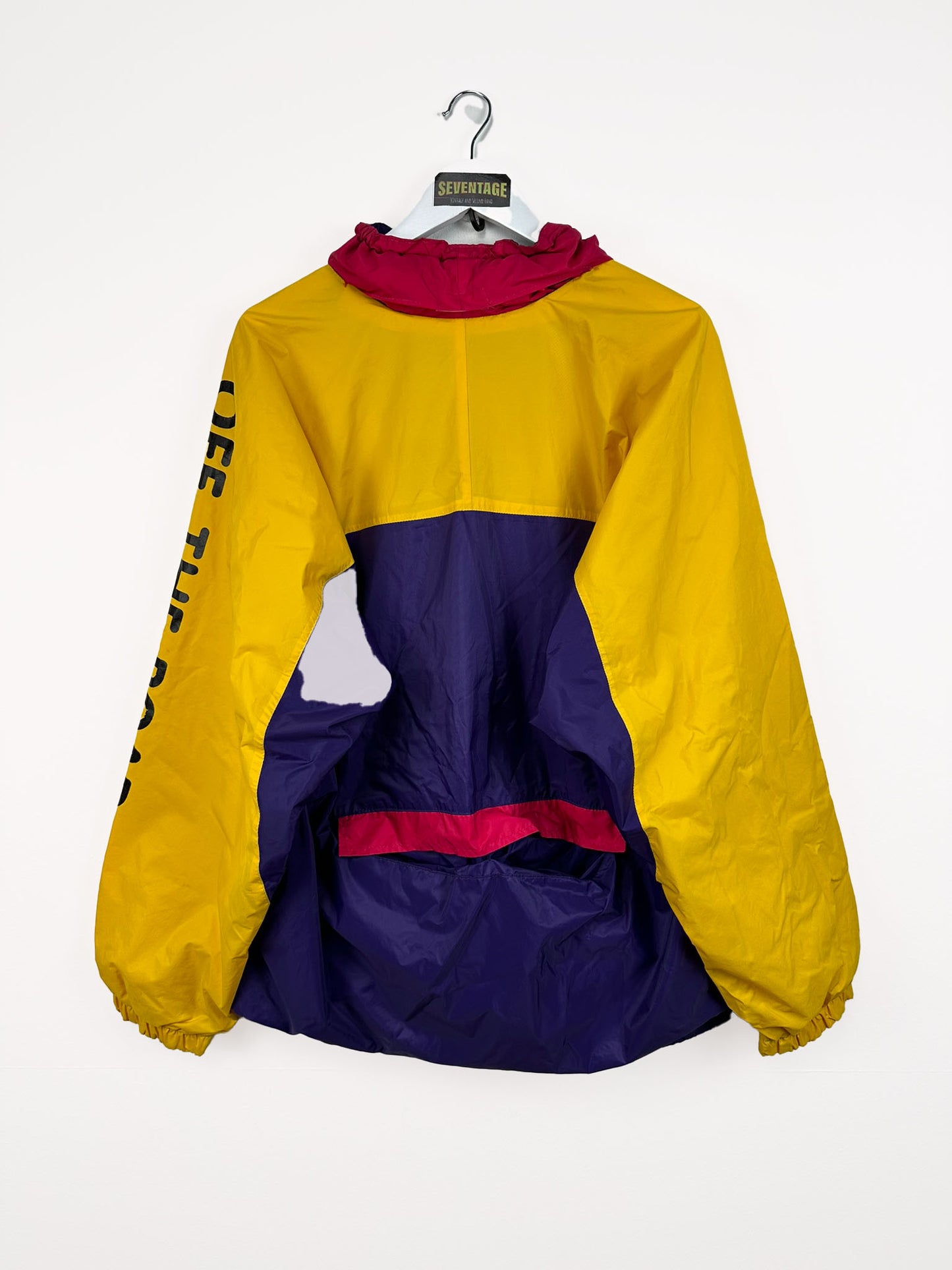 Kway 00s giallo viola - L