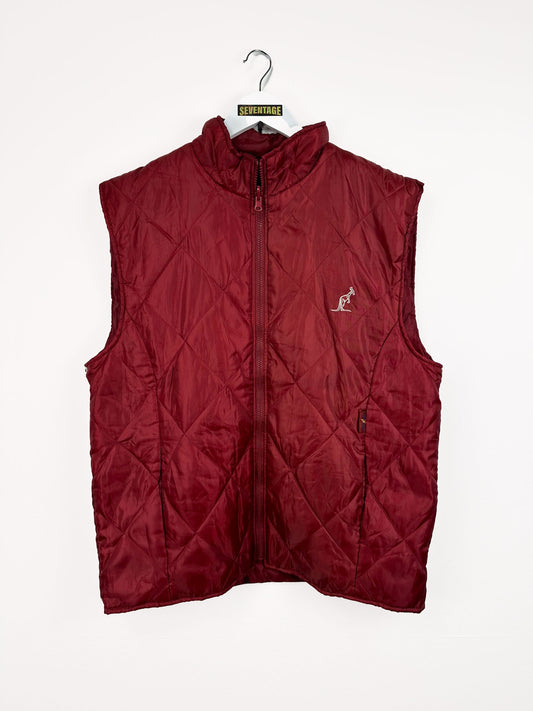 Gilet Australian rosso vintage - M/L