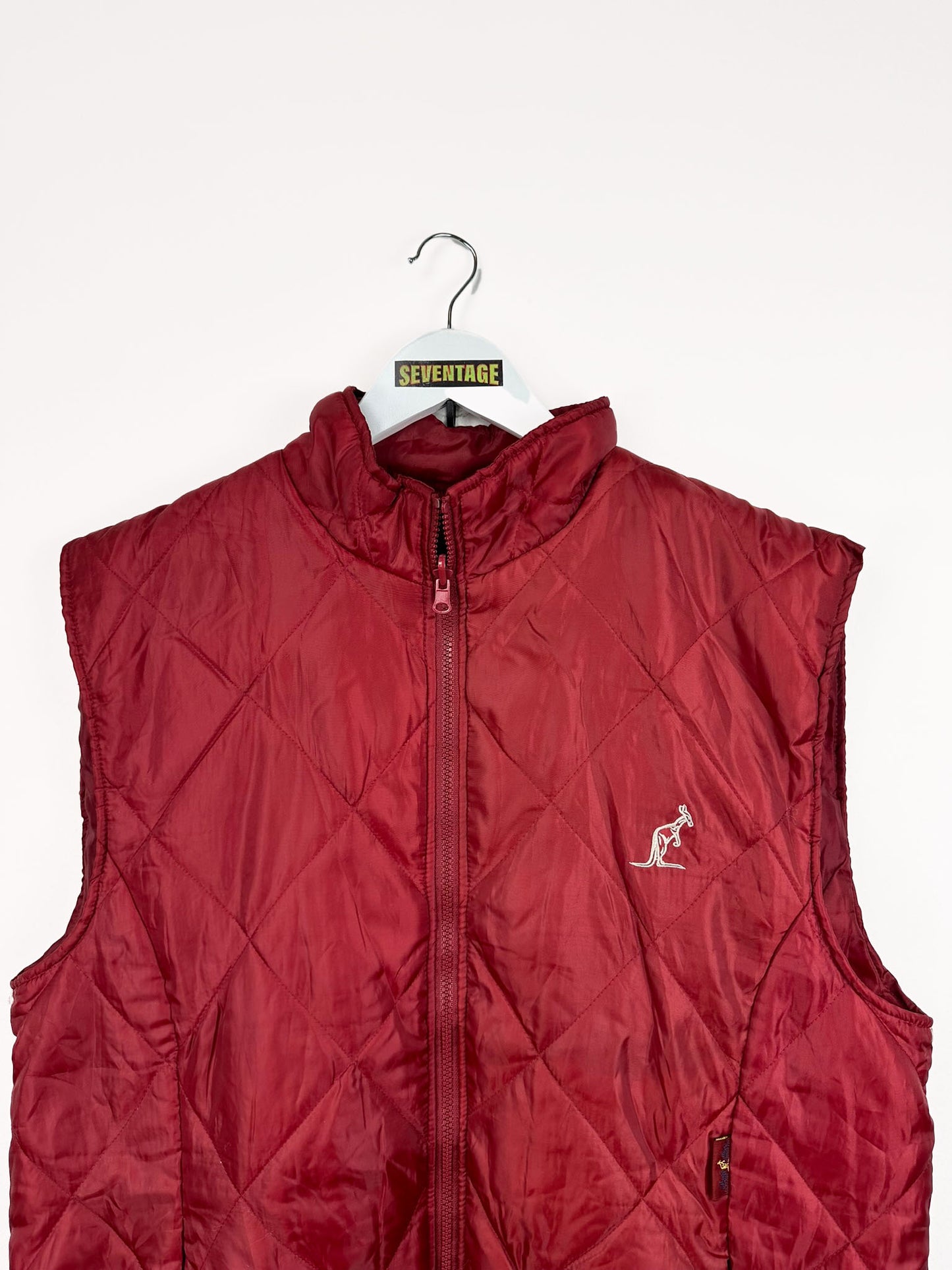 Gilet Australian rosso vintage - M/L