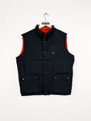 Gilet Asics arancio reversibile 90s - S