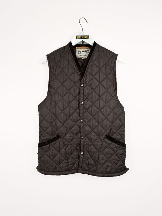 Gilet Husky marrone 80s - M