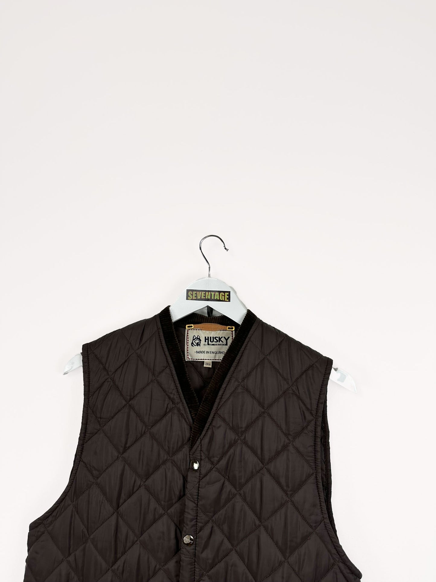 Gilet Husky marrone 80s - M