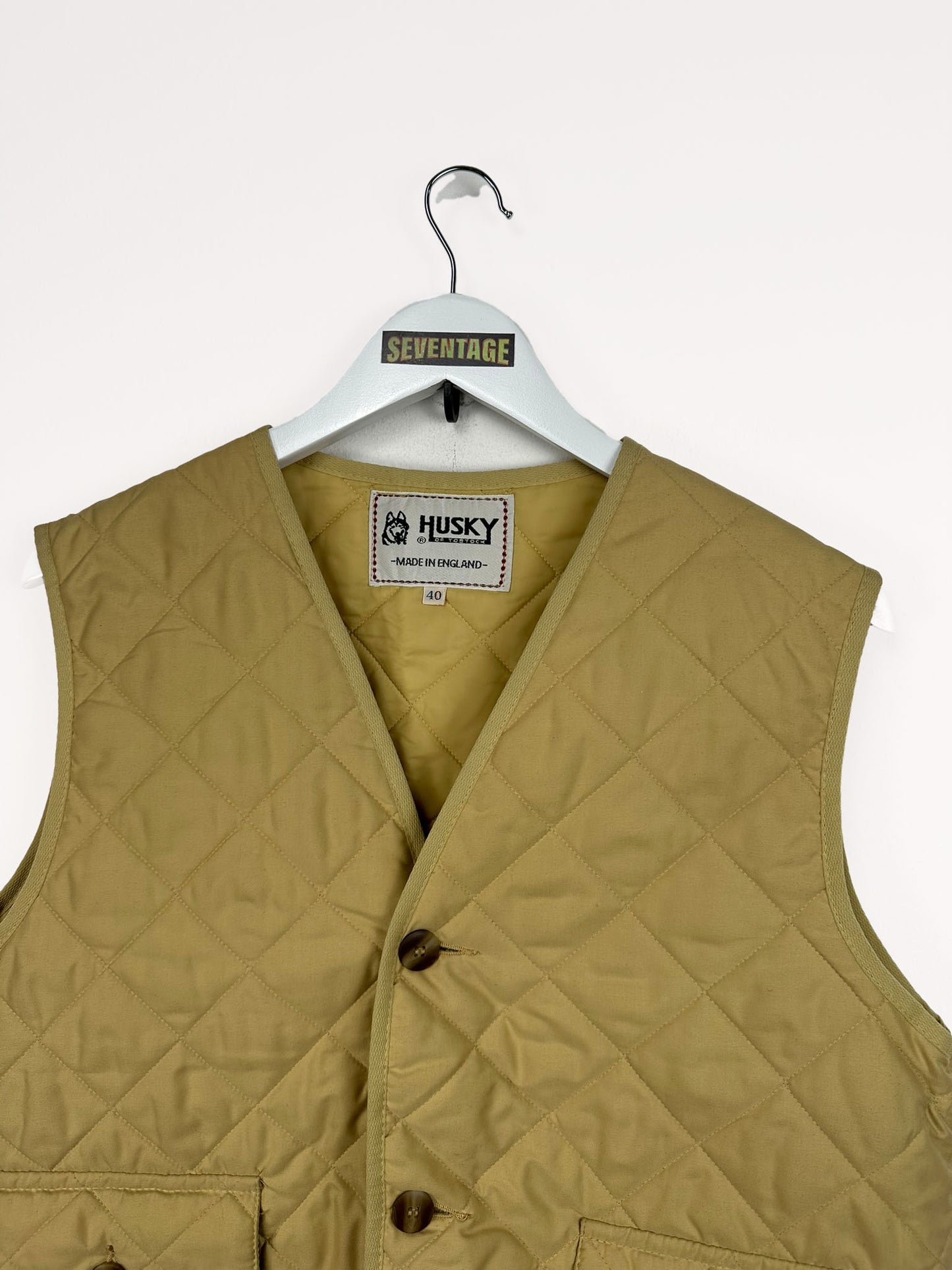 Gilet Husky beige 80s - S