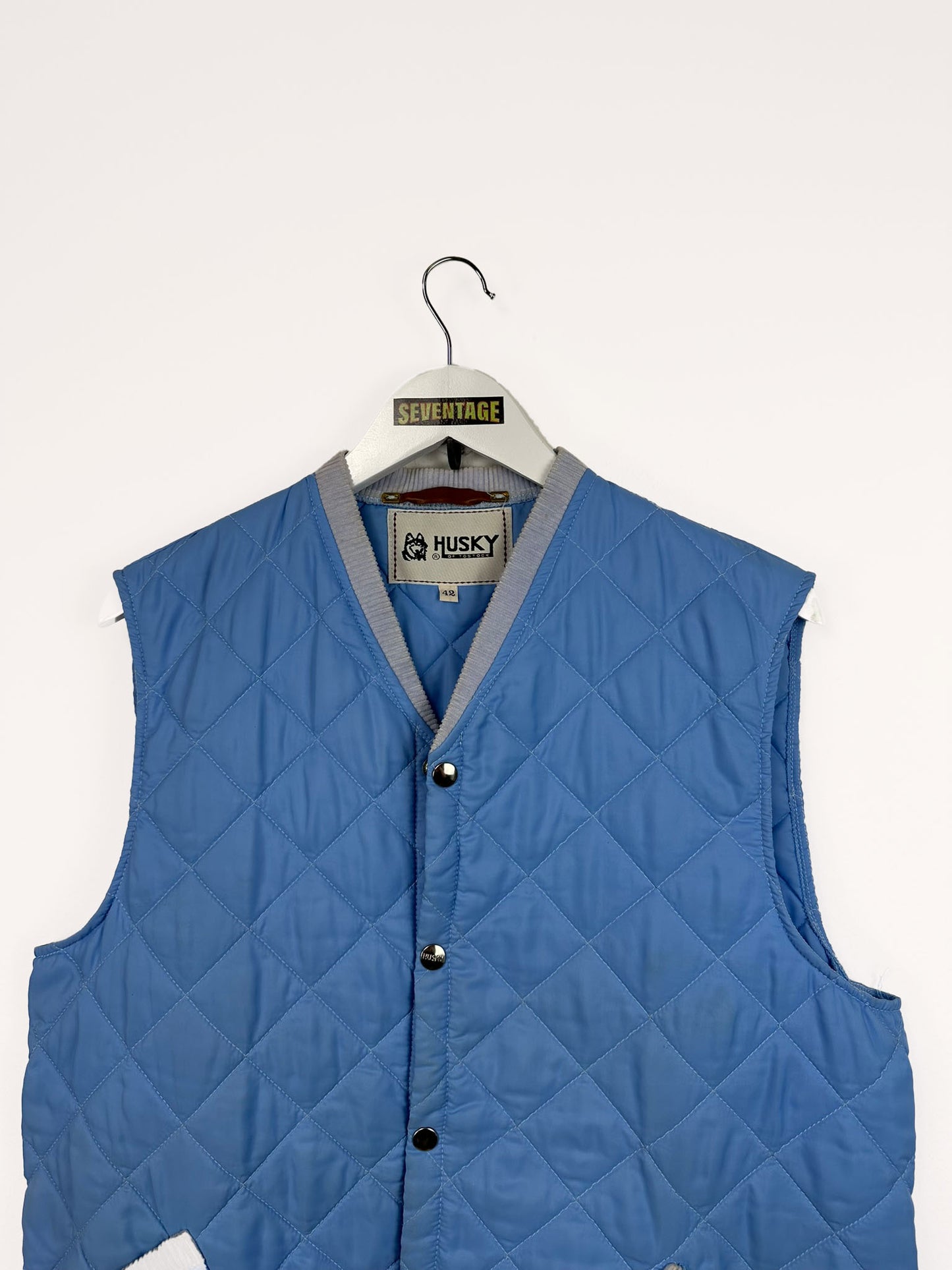 Gilet Husky azzurro 90s - M