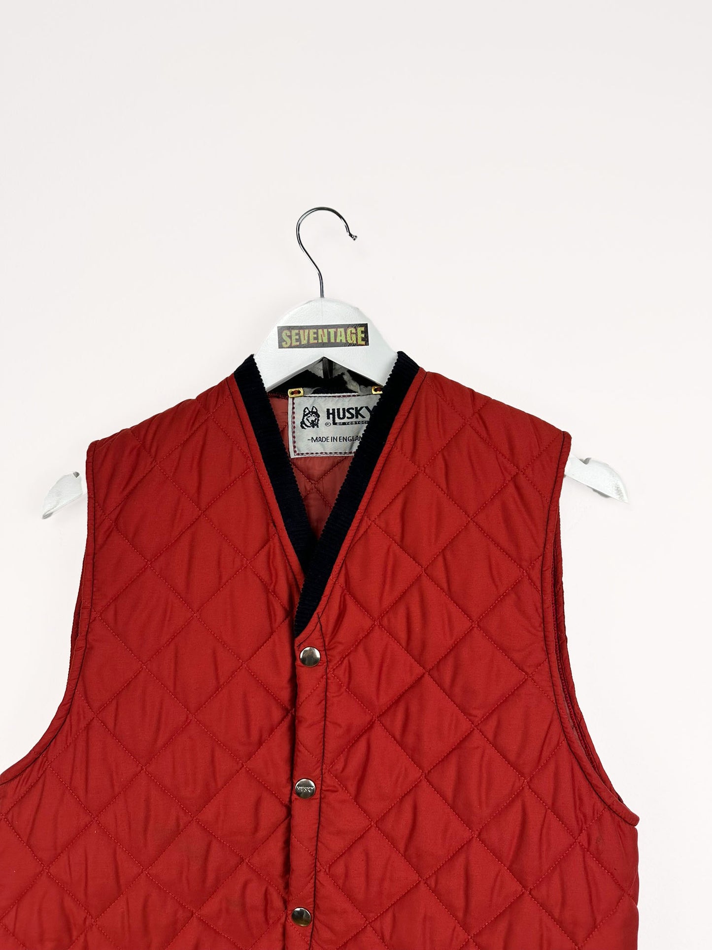 Gilet Husky rosso 90s - S