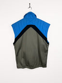 Gilet Fila blu grigio 80s - M