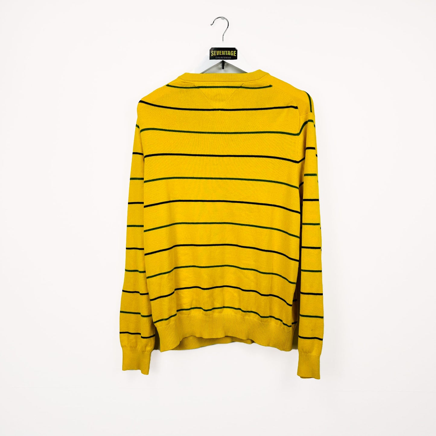 Maglione Tommy Hilfiger giallo a righe - M