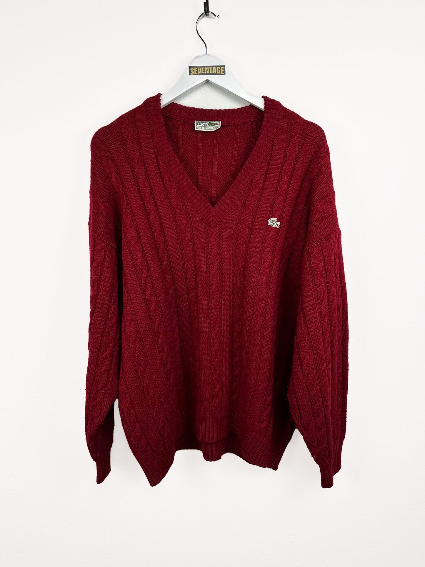 Maglione Lacoste rosso - XL