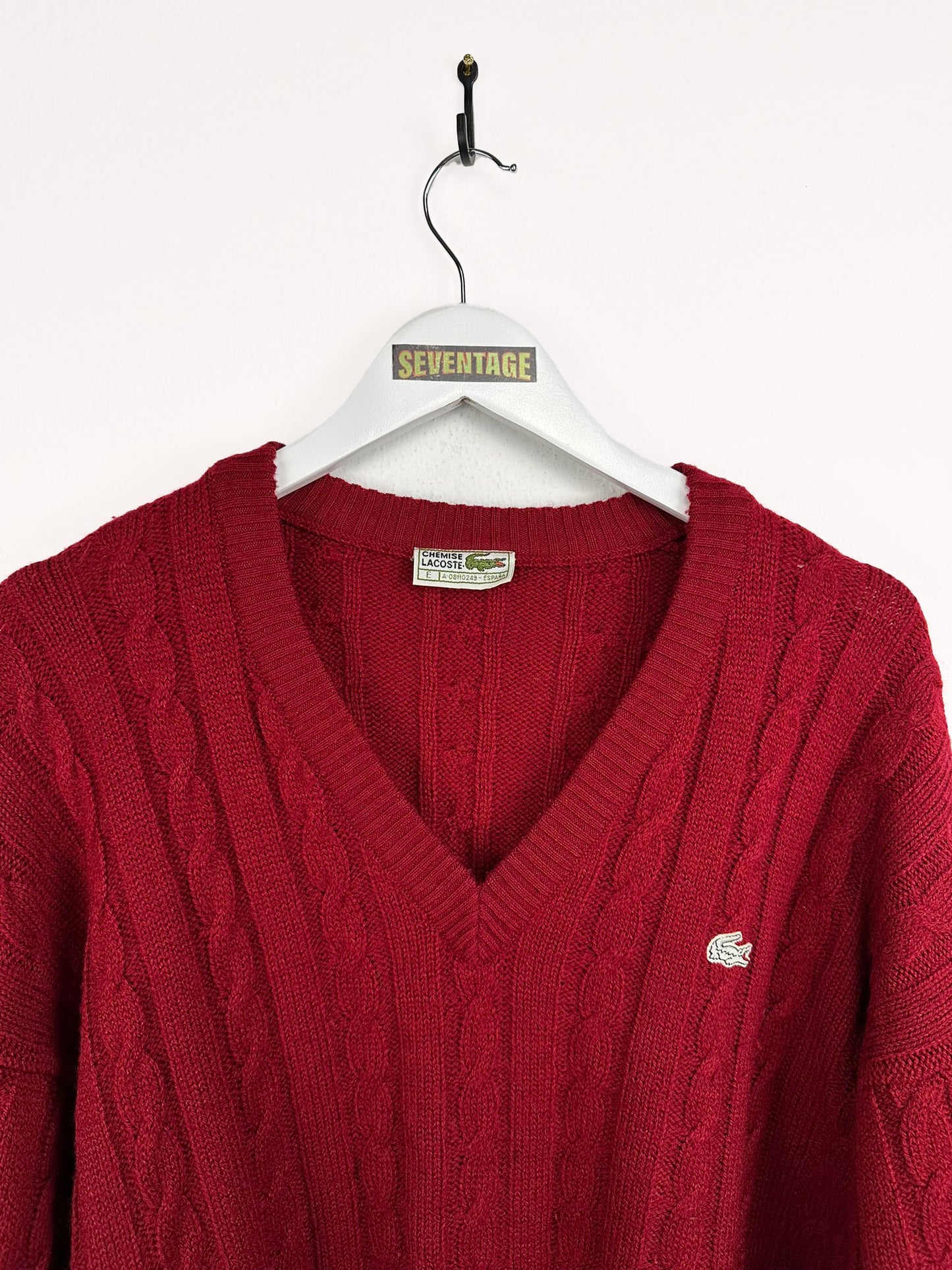 Maglione Lacoste rosso - XL