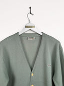 Cardigan Lacoste verde acqua - M