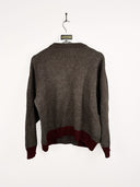 Maglione in lana marrone 90s - M