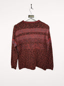 Maglione  rosso in lana donna - L