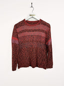 Maglione  rosso in lana donna - L