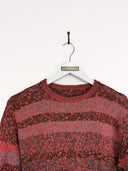 Maglione  rosso in lana donna - L