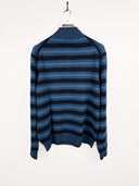 Maglione Lacoste  blu a righe - L
