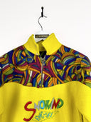 Pile giallo multicolor 90s donna - S