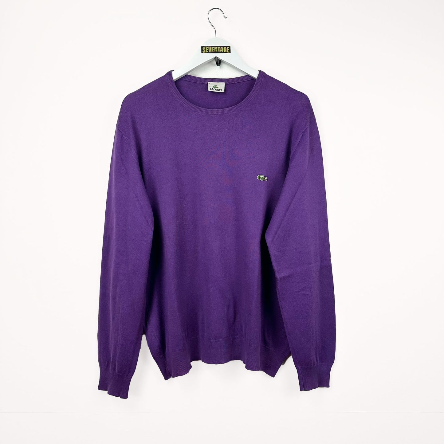 Maglione Lacoste viola vintage - L