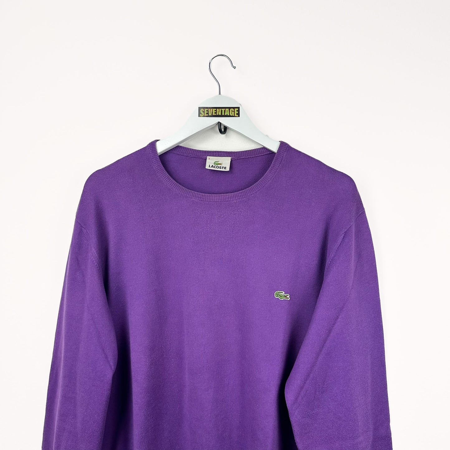 Maglione Lacoste viola vintage - L