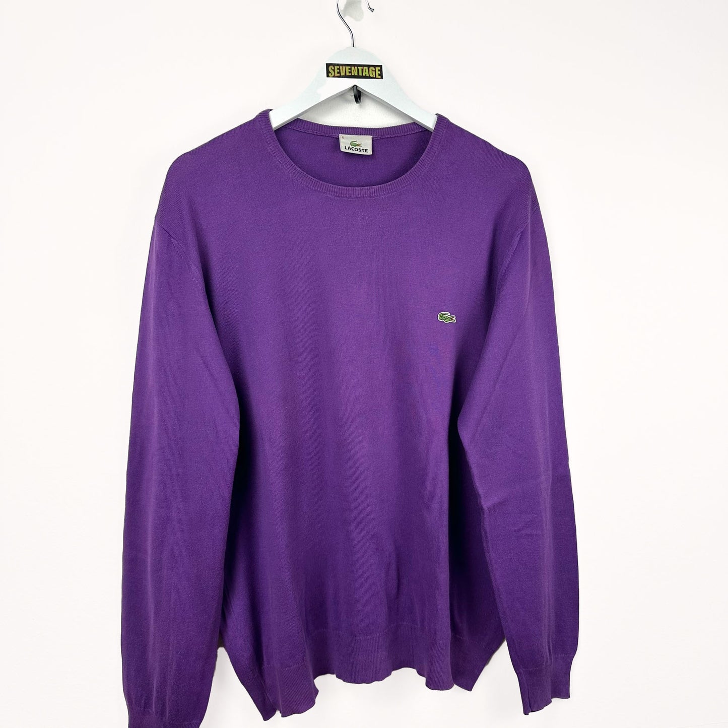 Maglione Lacoste viola vintage - L