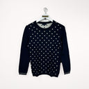 Maglione Tommy Hilfiger blu a pois donna - S