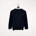 Maglione Tommy Hilfiger blu a pois donna - S