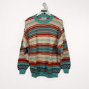 Maglione Benetton multicolor 80s - L