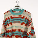 Maglione Benetton multicolor 80s - L