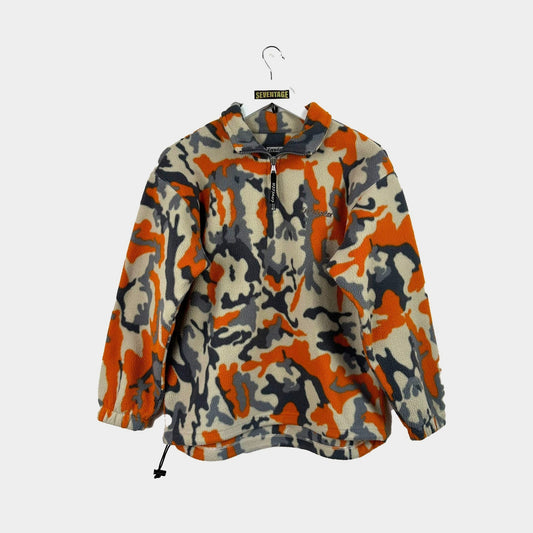 Maglione pile Invicta arancio camo - XS